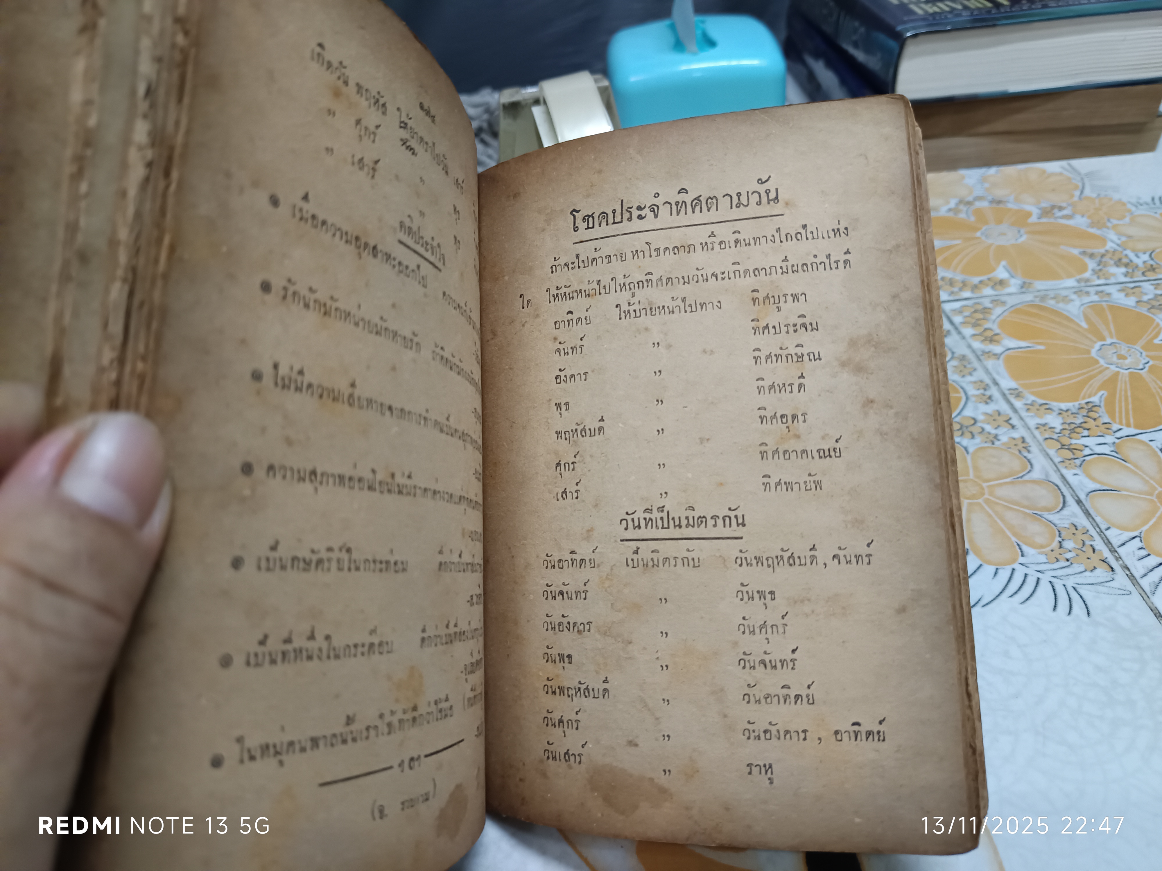 ตำราเส้นพรหมลิขิตของชีวิตมนุษย์ โดย ส.วรศิลป (ชื่น วรศิลป์ สุวรรณสุข) พิมพ์ครั้งแรก พ.ศ 2490 (1,000 ฉบับ) **ซ่อมสันปก/ปกหน้าไม่ชัดเจน