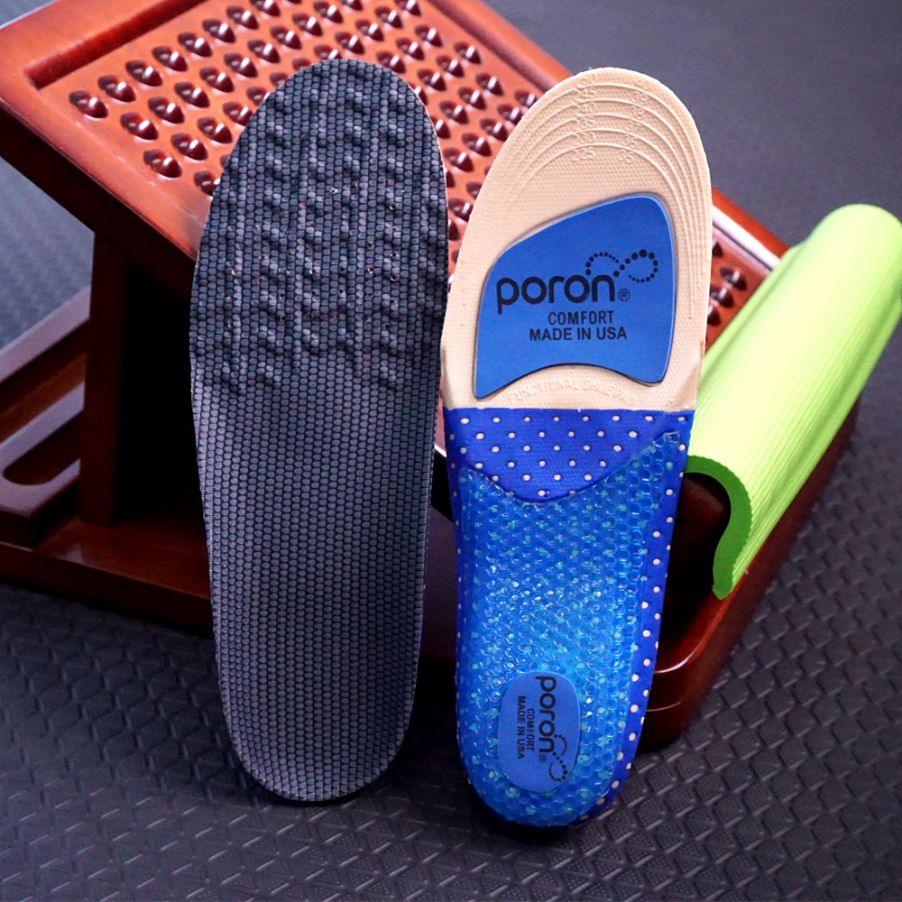 แผ่นรองพื้นรองเท้ากันกระแทก สำหรับวิ่ง Poron Insole Sport running (O5)