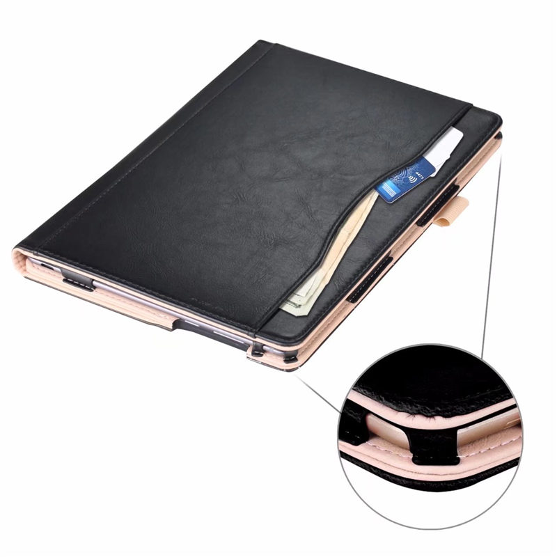 เคส Huawei MediaPad M5 Pro 10.8 นิ้ว #เคสฝาพับหนัง PU มีแถบยืดหยุ่นสวมนิ้ว Pocket Front PU Leather with Elastic Band