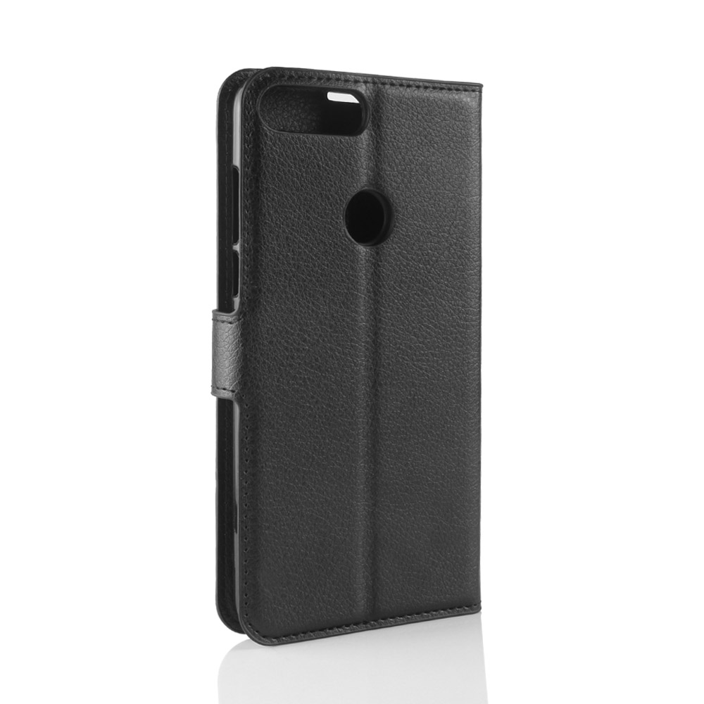 เคส Huawei Honor 7C #เคสฝาพับสไตล์กระเป๋าสตางค์หนัง PU ผิวลิ้นจี่