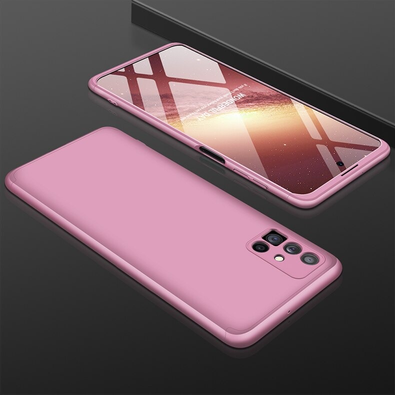 เคส Samsung Galaxy M51 #เคสฝาหลังพลาสติกแข็ง Detachable All-wrapped Matte แยกชิ้นได้