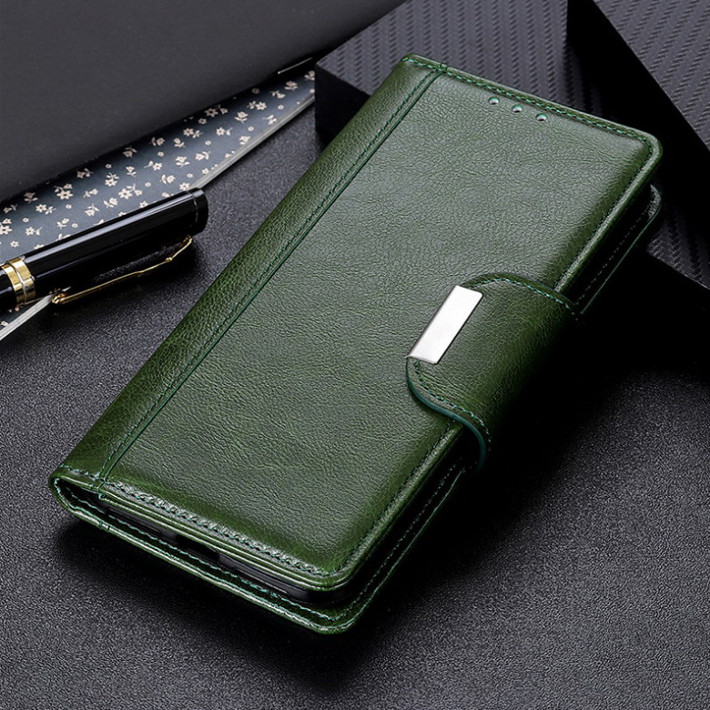Case OPPO Reno 5 Pro 5G #เคสฝาพับหนัง PU แบบกระเป๋าสตางค์ Glossy PU Leather Wallet