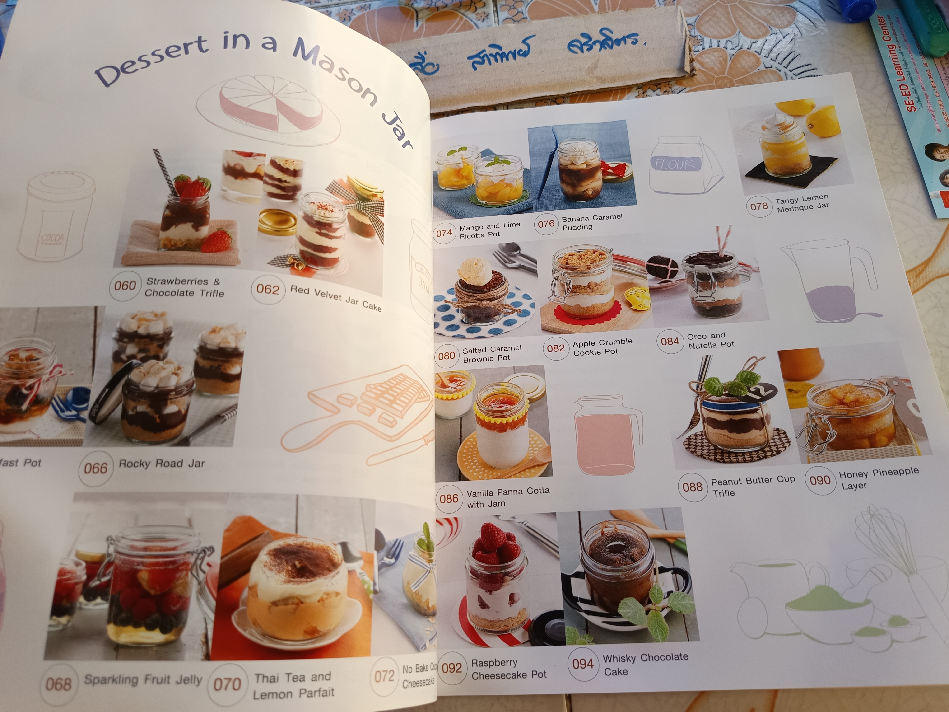 Dessert in a Cup โดย นวณัฐ ศรียุกต์สิริ (Jelly Jan) พิมพ์ครั้งแรกพ.ศ 2557