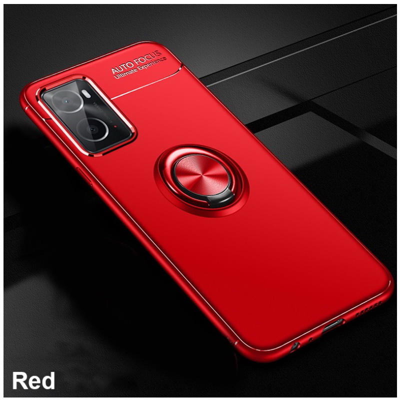 เคส OPPO A76 #เคสฝาหลัง Soft TPU Finger Ring Kickstand (แผ่นโลหะแบบ Built-in) Soft TPU