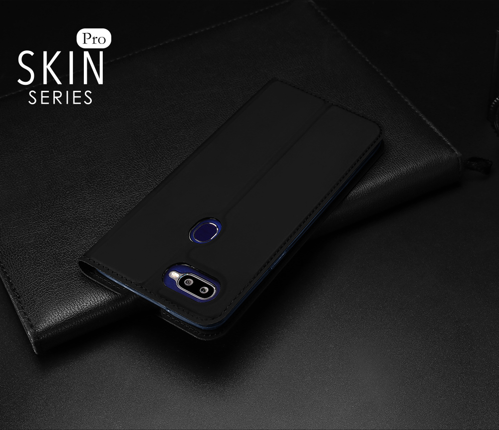 Case Oppo F9 #เคสฝาพับ DUX DUCIS Skin Pro Series คุณภาพดีราคาถูก