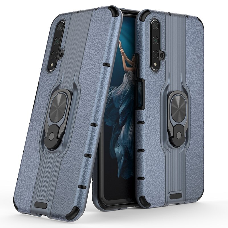 Case Huawei Nova 5T #เคสฝาหลังไฮบริดมีแหวนสวมนิ้ว Detachable Ring Holder Kickstand PC TPU Combo Case