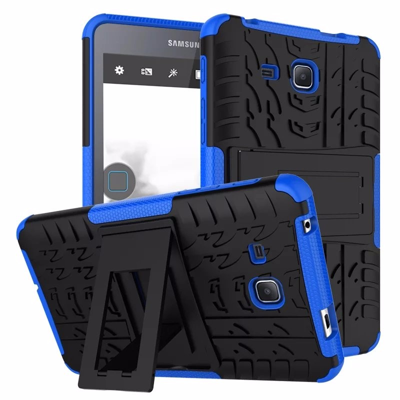 เคส Samsung Galaxy Tab A 7.0 T280 T285 #เคสฝาหลัง PC + TPU Hybrid กันกระแทกมีขาตั้งทันสมัย
