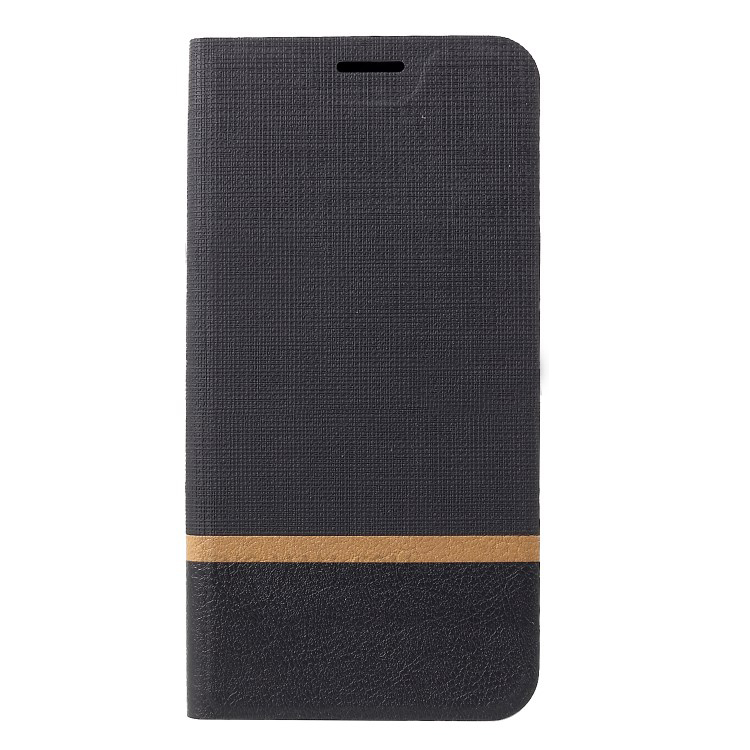 Case Samsung Galaxy A7 (2018) #เคสฝาพับหนัง PU Contrast Color ปกเสริมด้วยแผ่นเหล็กคุณภาพดี