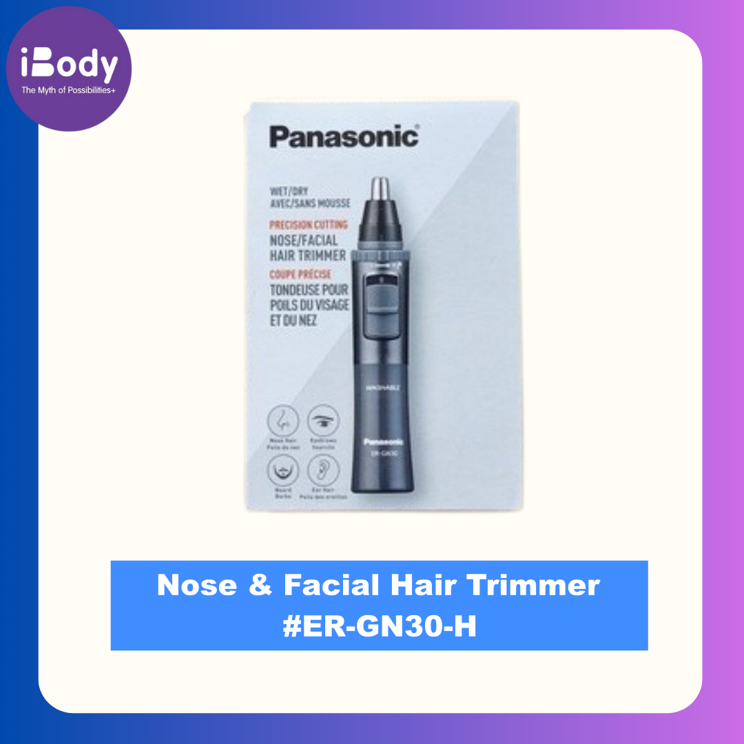 Panasonic® Nose & Facial Hair Trimmer #ER-GN30-H พานาโซนิค เครื่องตัดแต่งขนจมูก ขนหู และขนบนใบหน้า