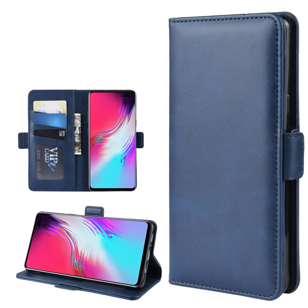 เคส Samsung Galaxy S10 #เคสฝาพับหนัง PU มีแถบปิดแม่เหล็กสไตล์กระเป๋าสตางค์