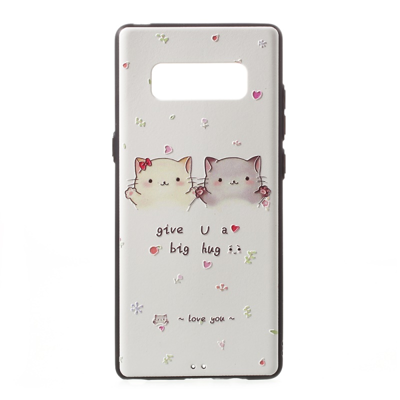 Case Samsung Galaxy Note 8 #เคสฝาหลังพิมพ์ลายนูน TPU Gel ลายน่ารักๆ