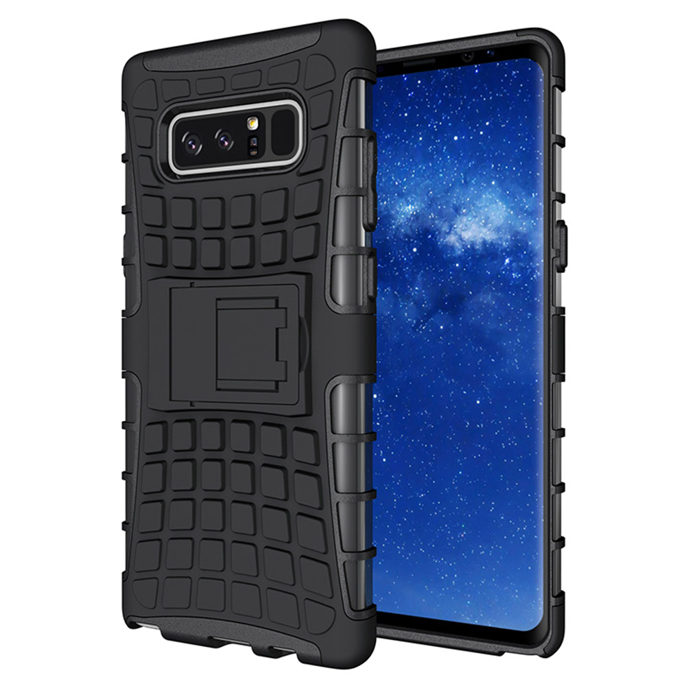 Case Samsung Galaxy Note 8 #เคสฝาหลังกันกระแทกรูปแบบยางกันลื่น
