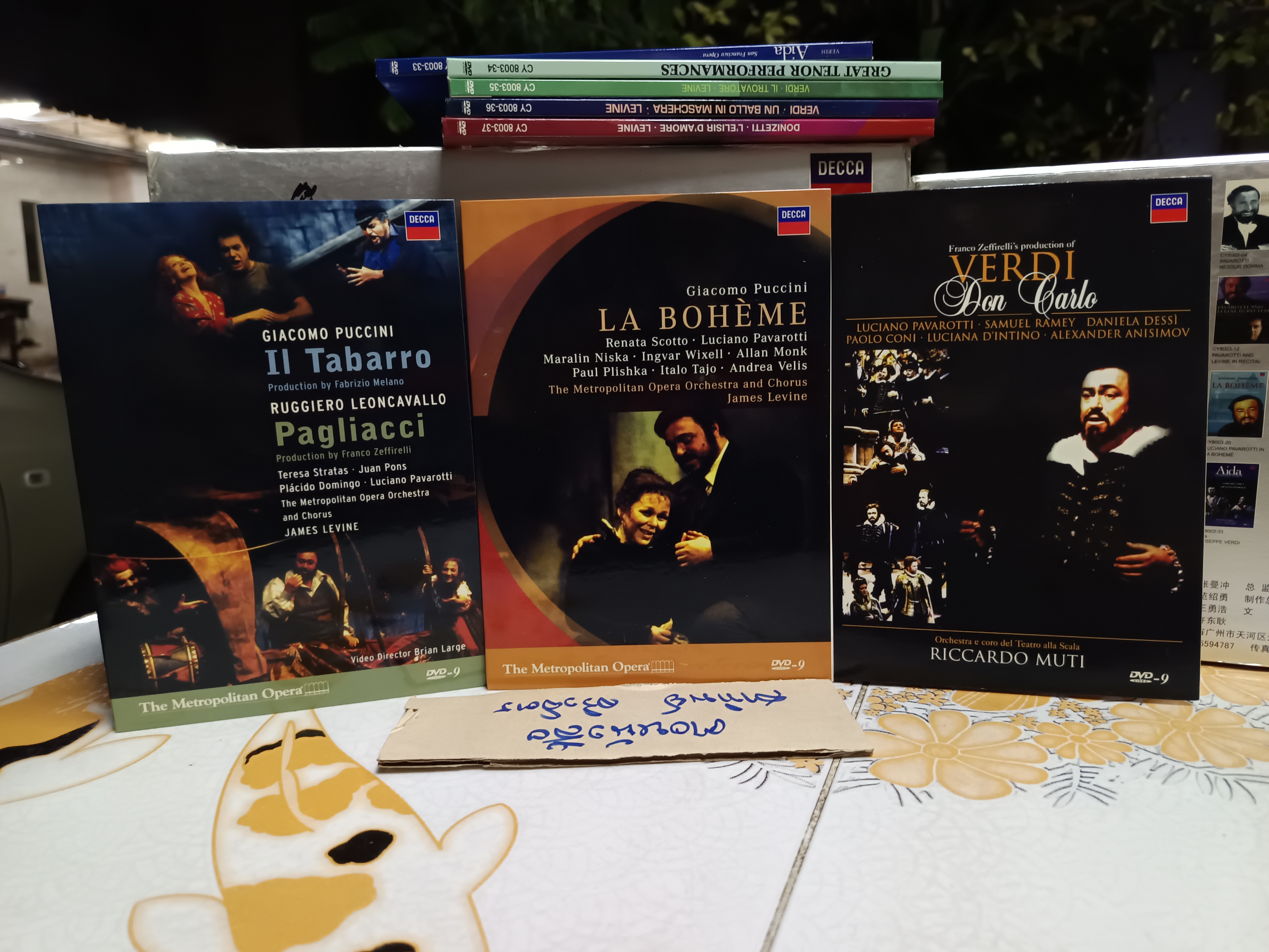 Pavarotti (1935-2007) , DECCA Box Set (Silver) , DVD 32 แผ่น (มีแค่ 28 แผ่น) ลูซิอาโน ปาวารอตตี (Luciano Pavarotti)