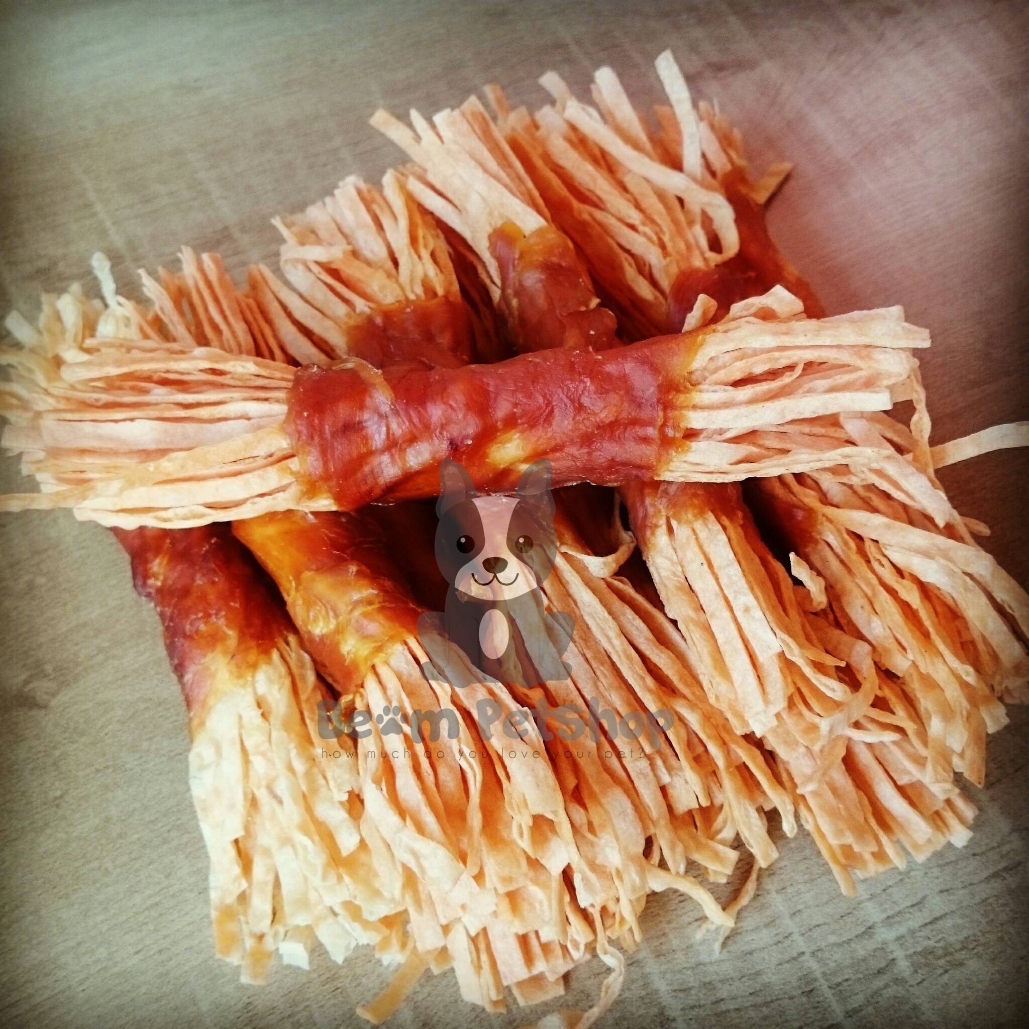 ทาโร่ส้มพันไก่ 500g