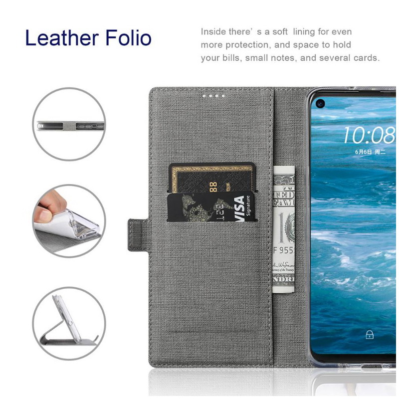 เคส Xiaomi Mi 11 #เคสแบบฝาพับหนัง PU VILI DMX Cross Texture Leather คุณภาพดี