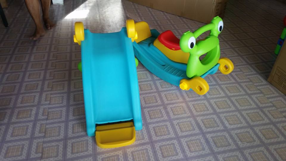 สไลเดอร์ แปลงร่างม้าโยกเยกกบ