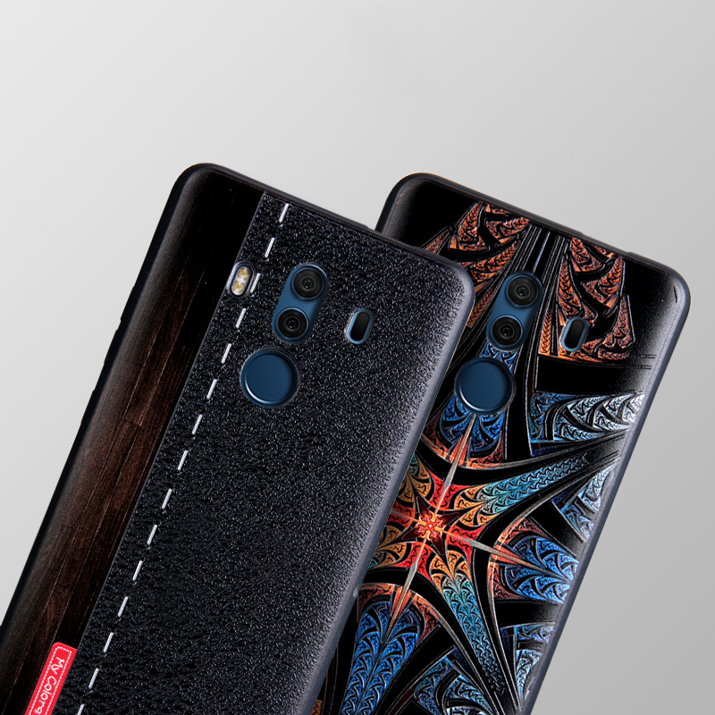 เคส Huawei Mate 10 Pro #เคสฝาหลังพิมพ์ลายนูน TPU Gel สีสันสวยงามลายน่ารักๆ