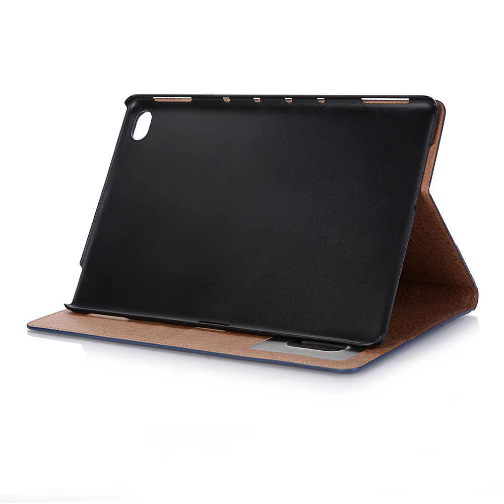 เคส Huawei MediaPad M5 Lite 10.1 #เคสฝาพับหนัง PU ผิวหนังม้าสไตล์ Retro แบบกระเป๋าสตางค์สมาร์ท Crazy Horse Texture Retro PU Leather