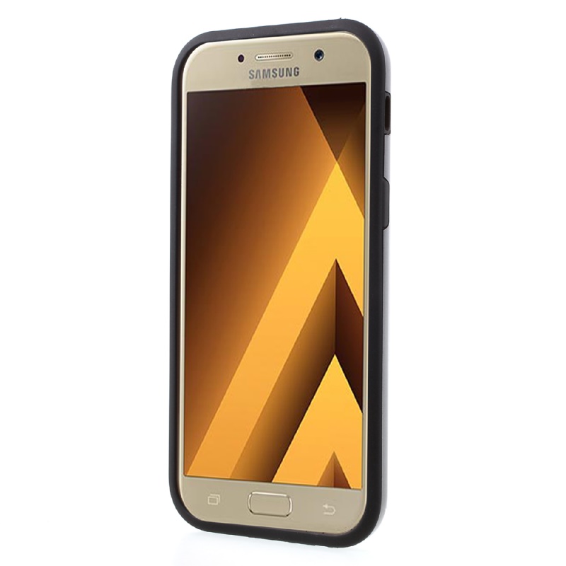 Case Samsung Galaxy A7 2017 #เคสฝาหลังพื้นผิวแปรง ไฮบริด พลาสติก + TPU สวยหรูโดดเด่นและทันสมัย