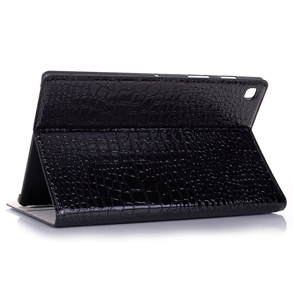 เคส Samsung Galaxy Tab S5e SM-T720 #เคสฝาพับแบบกระเป๋าสตางค์ลายผิวหนังจระเข้ Crocodile Texture