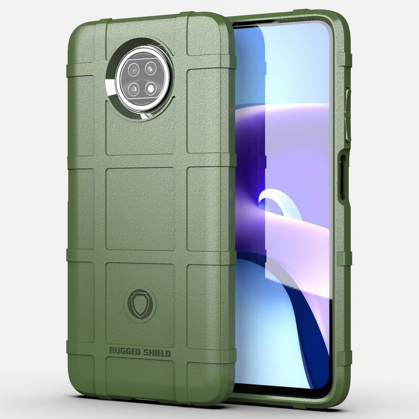 Case Redmi Note 9T 5G #เคสฝาหลัง Rugged Shield Series Soft Silicone Shock Absorption Matte กันกระแทก