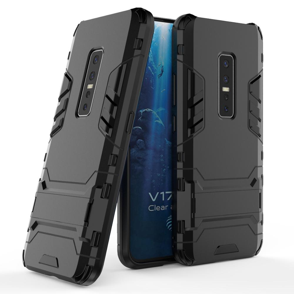 Case Vivo V17 Pro #เคสฝาหลังพลาสติก ไฮบริด TPU + Kickstand