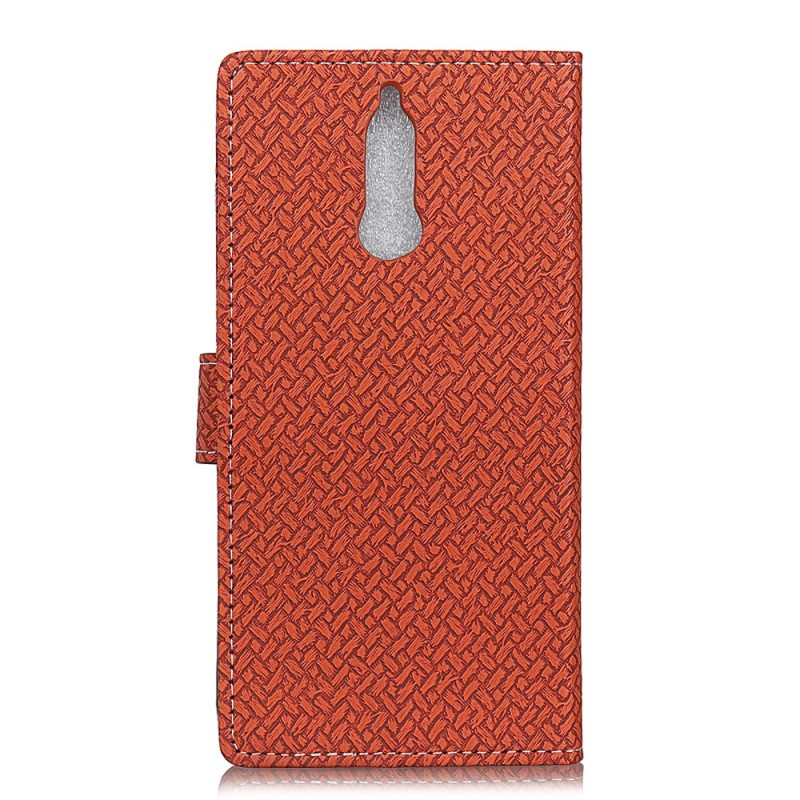เคส Huawei nova 2i 5.9นิ้ว #เคสฝาพับแบบกระเป๋าสตางค์หนัง PU ลายถักทอสีสันสวยงาม
