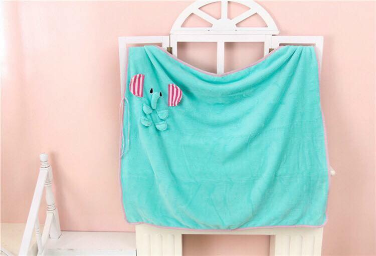 ผ้าห่มขนแกะ รูปสัตว์น่ารัก สำหรับเด็ก