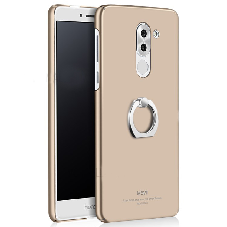 เคส Huawei GR5 2017 แบบฝาหลังพลาสติกแข็งคุณภาพสูง MSVII มีแหวนสวมนิ้ว