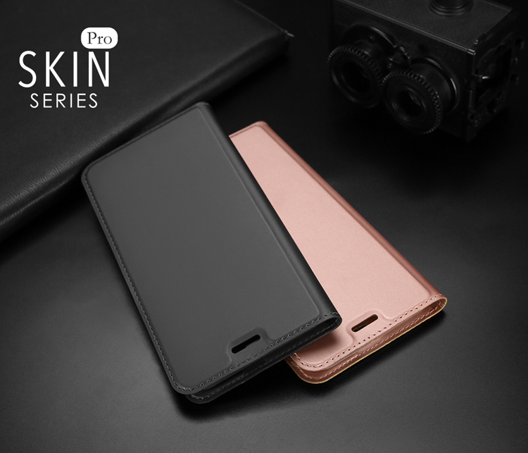 Case Huawei Honor 7C / Y7 Prime (2018) / Enjoy 8 #เคสฝาพับ DUX DUCIS Skin Pro Series คุณภาพดีราคาถูก