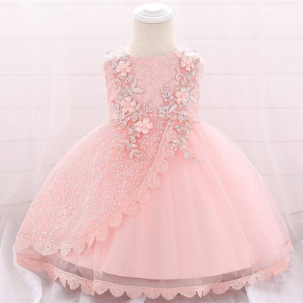 เดรสเด็กหญิง งานลูกไม้สวยมาก