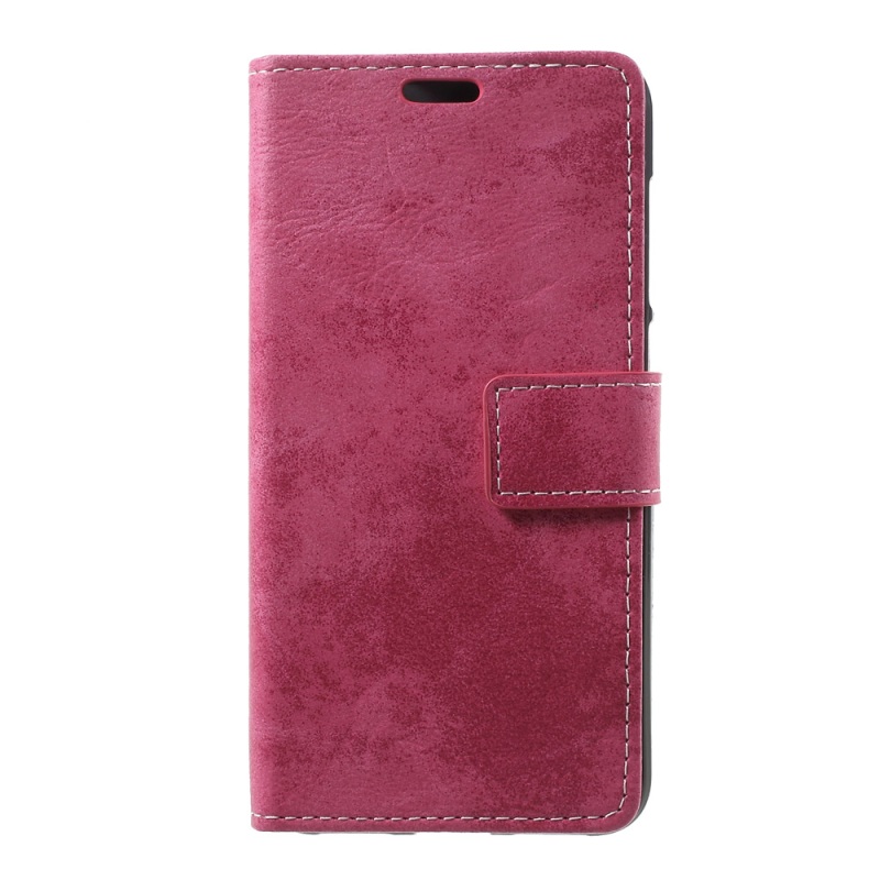 Case Samsung Galaxy J6 (2018) #เคสฝาพับหนัง PU สไตล์ Retro มีช่องเสียบบัตรเคสคุณภาพดีราคาถูก