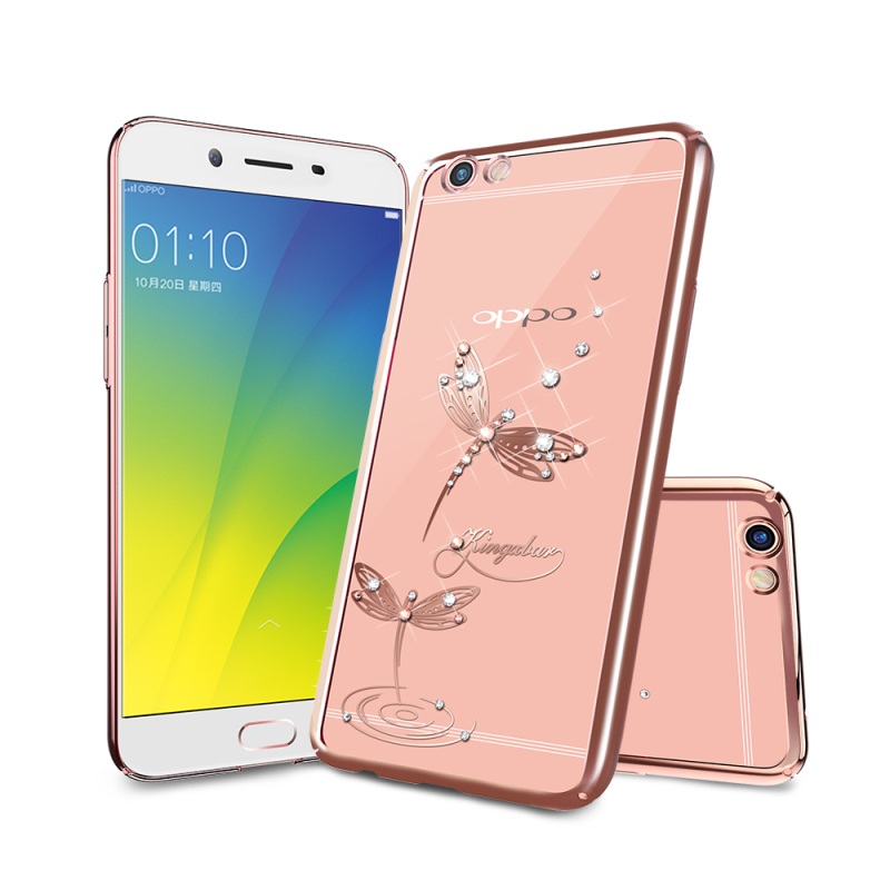 เคส Oppo R9s Plus รูปแบบสีสันสดใสประดับด้วยคริสตัลคุณภาพดี สวยงามทันสมัย