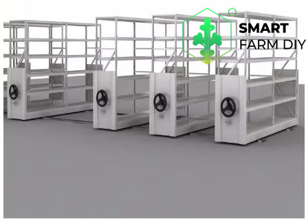 โต๊ะปลูก แบบ 3 ชั้น EBB and Flow มีรางระบายน้ำ