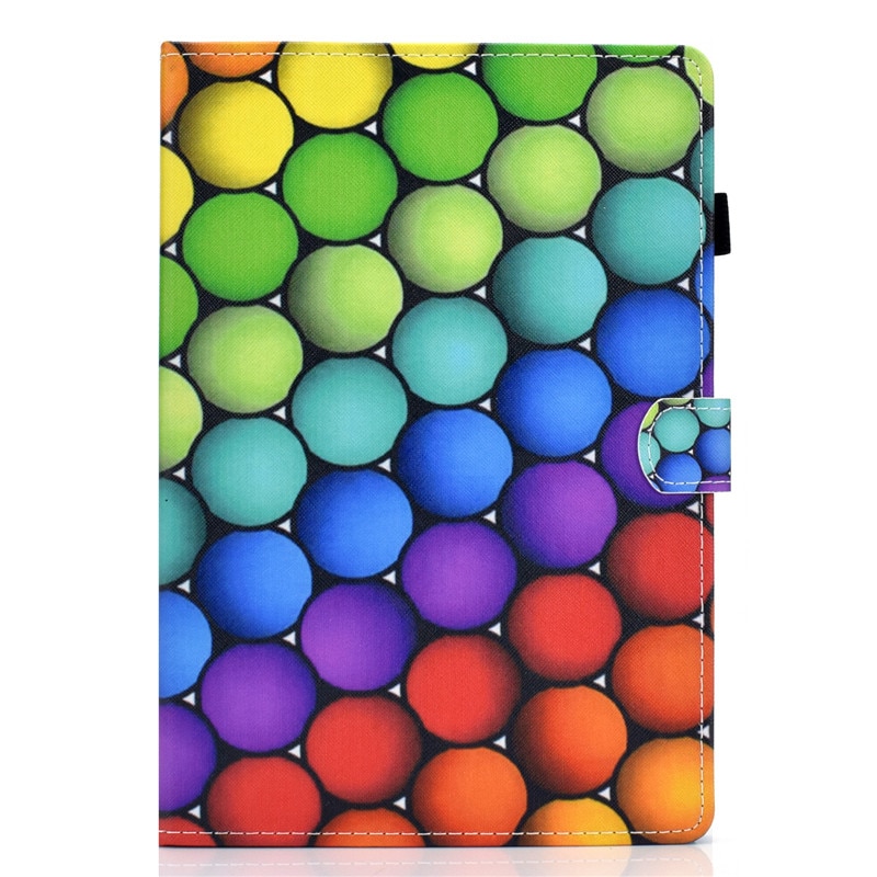 เคส Samsung Galaxy Tab S6 Lite 10.4 SM-P610 P615 P617 #เคสฝาพับหนัง PU พิมพ์ลาย Pattern Printing PU Leather Flip