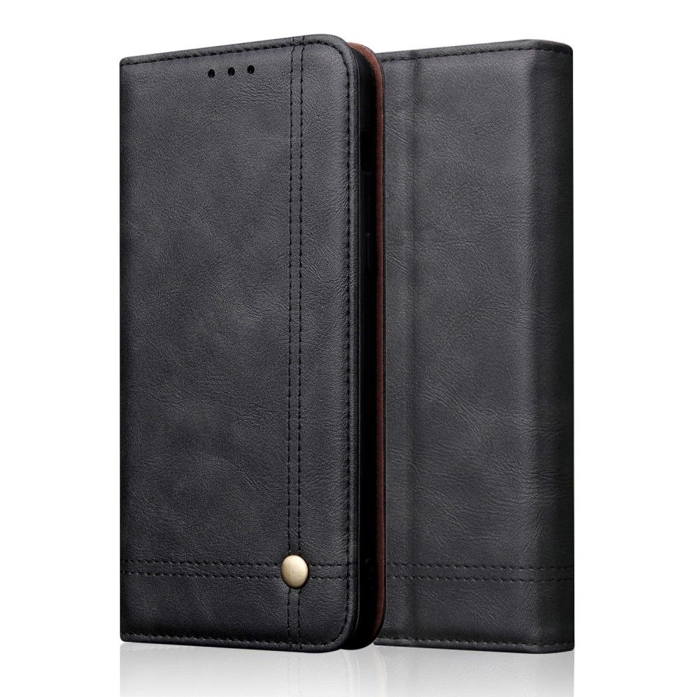 Case OnePlus 7 Pro #เคสฝาพับหนัง PU Crazy Horse Texture Retro Leather Auto-absorbed Wallet คุณภาพดี