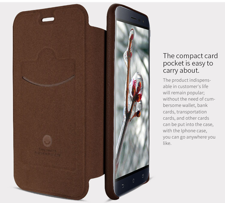 เคส Asus Zenfone 3 ZE552KL #เคสฝาพับ LENUO Ledream Series Leather Cover