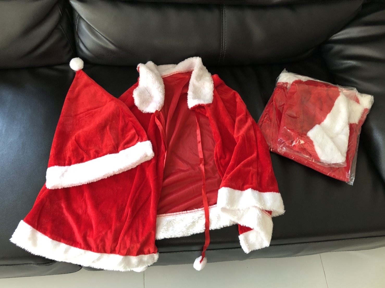 แซนต้าแซนตี้ set หมวกกับผ้าคลุมไหล่