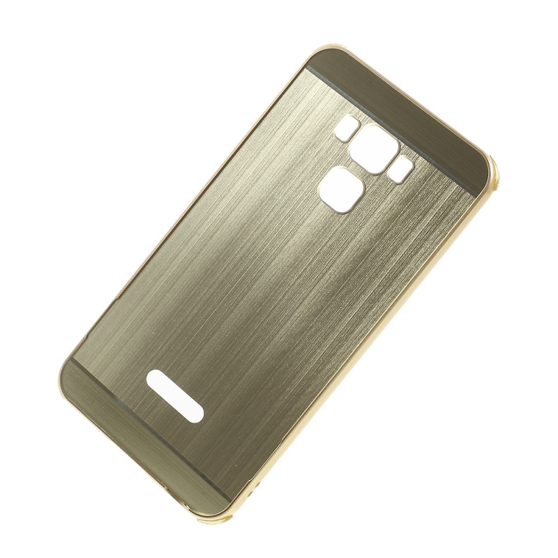 Case Asus Zenfone 3 Max ZC553KL เคสฝาหลัง ขอบโลหะ+แผ่นหลัง Plastic Slide-on Brushed Plating Hard Phone Case (Metal Bumper + PC)
