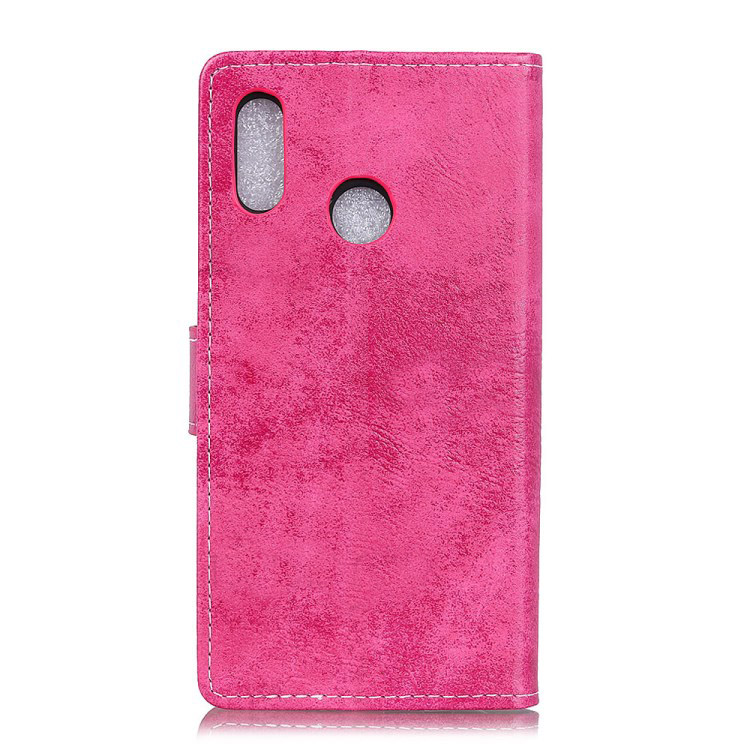 เคส Huawei Y9 (2019) #เคสฝาพับหนัง PU สไตล์ Retro มีช่องเสียบบัตร Vintage Style Leather Wallet