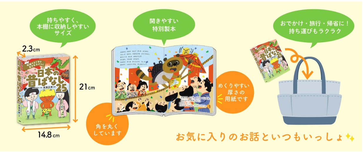 [หนังสือภาษาญี่ปุ่น] นิทานพื้นบ้านญี่ปุ่น 25 เรื่อง ที่จะช่วยเพิ่มสติปัญญาและเพิ่มพลังในการใช้ชีวิต 地頭がよくなり 生きる力がつく 日本の昔ばなし25 25 Japanese Folktales to Improve Your Intelligence & Gain the Strength to Live