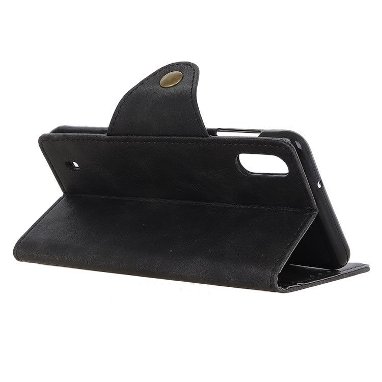 Case Samsung Galaxy A10 #เคสฝาพับหนัง PU Leather Wallet