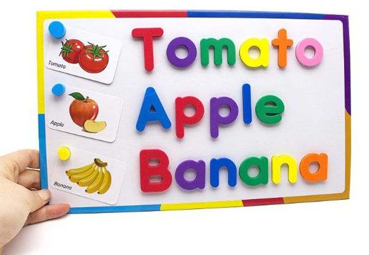 [สื่อการสอนภาษาอังกฤษ] สติ๊กเกอร์แม่เหล็กตัวพิมพ์ใหญ่และตัวพิมพ์เล็กภาษาอังกฤษพร้อมไวท์บอร์ดแม่เหล็ก อุปกรณ์ช่วยสอนภาษาอังกฤษ English Uppercase & Lowercase Magnetic Stickers with Magnetic Whiteboard English Teaching Aids