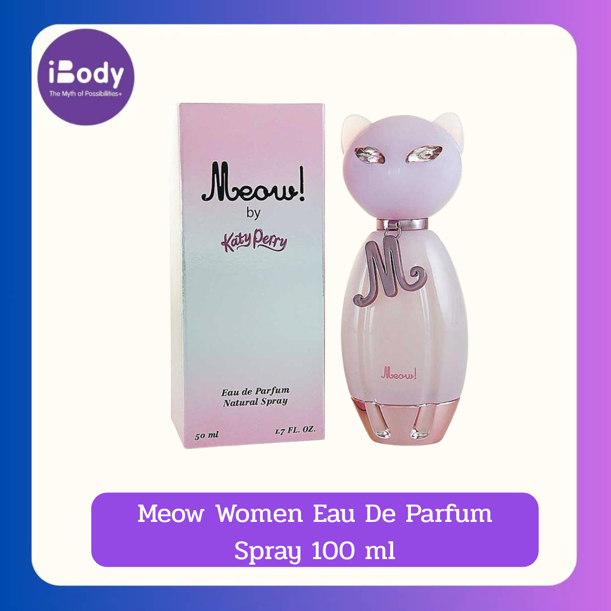 Katy Perry Meow Women Eau De Parfum Spray 100 ml น้ำหอมผู้หญิง