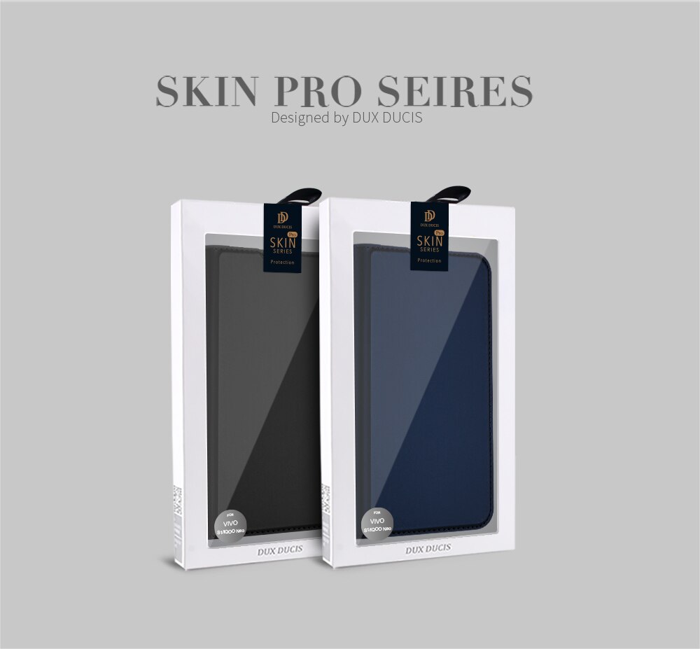 Case Vivo S1 #เคสฝาพับหนัง PU DUX DUCIS Skin Pro Series Auto-absorbed PU Leather คุณภาพดี
