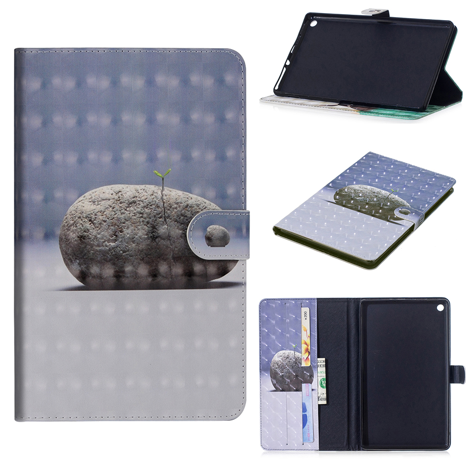 Case Huawei MediaPad M5 Pro 10.8 นิ้ว #เคสฝาพับหนัง PU พิมพ์ลวดลาย Pattern Printing Wallet Stand