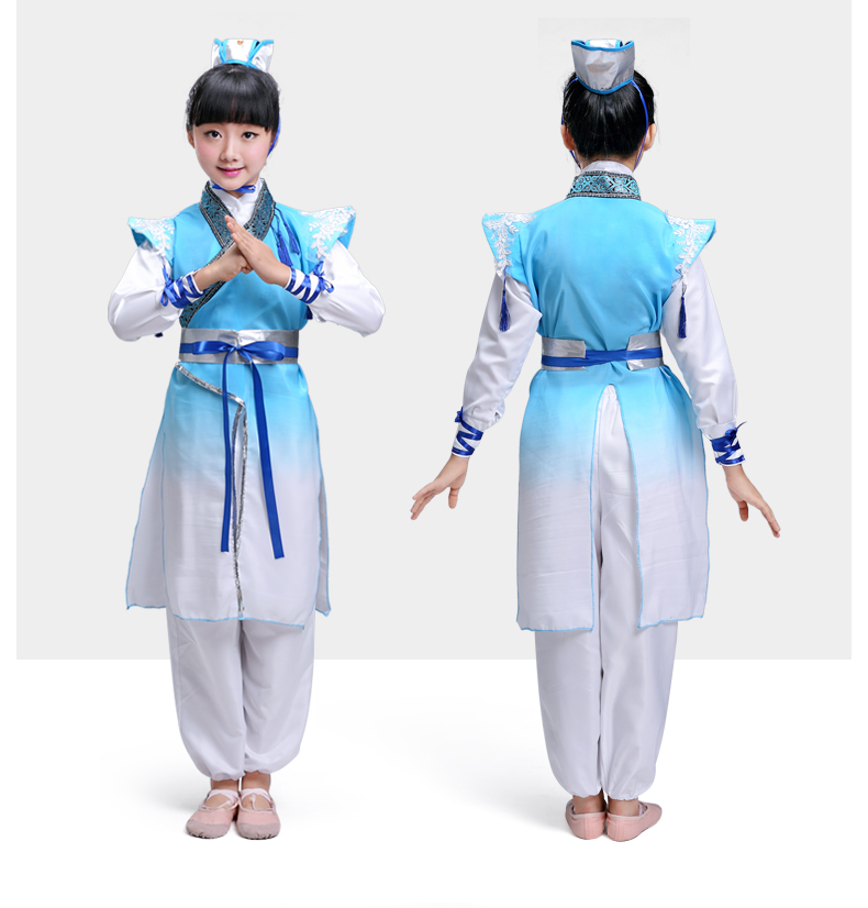 ชุดเสื้อผ้าแต่งกายเด็กชาวจีนโบราณ 儿童古装汉服 Chinese Children Traditional Costumes