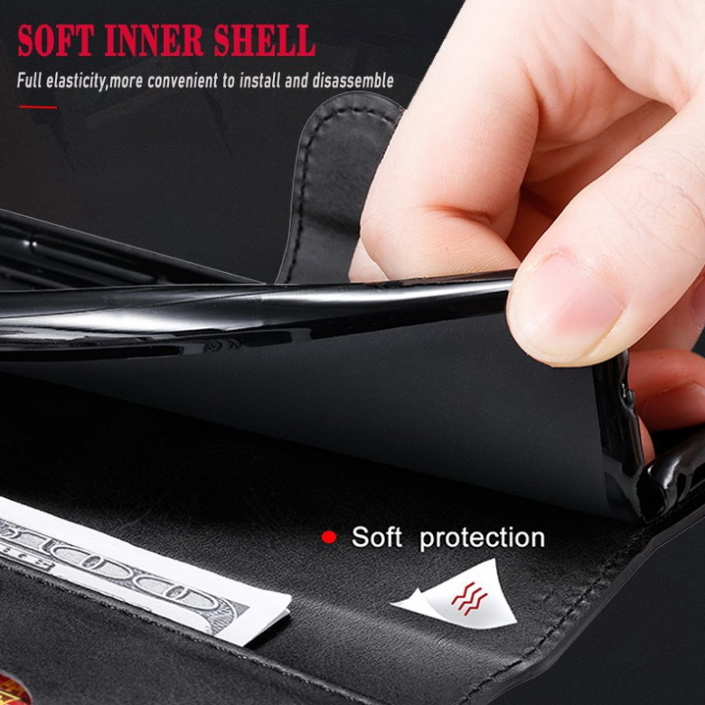 Case Samsung Galaxy A71 5G SM-A716F #เคสฝาพับหนัง PU แบบกระเป๋าสตางค์ Classic Wallet Leather Stand Phone Cover