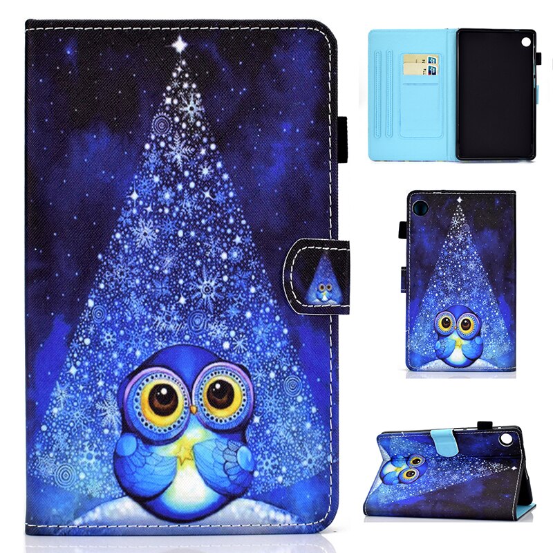 Case Huawei MatePad T8 8 นิ้ว #เคสฝาพับหนัง PU พิมพ์ลาย Pattern Printing Stand Leather