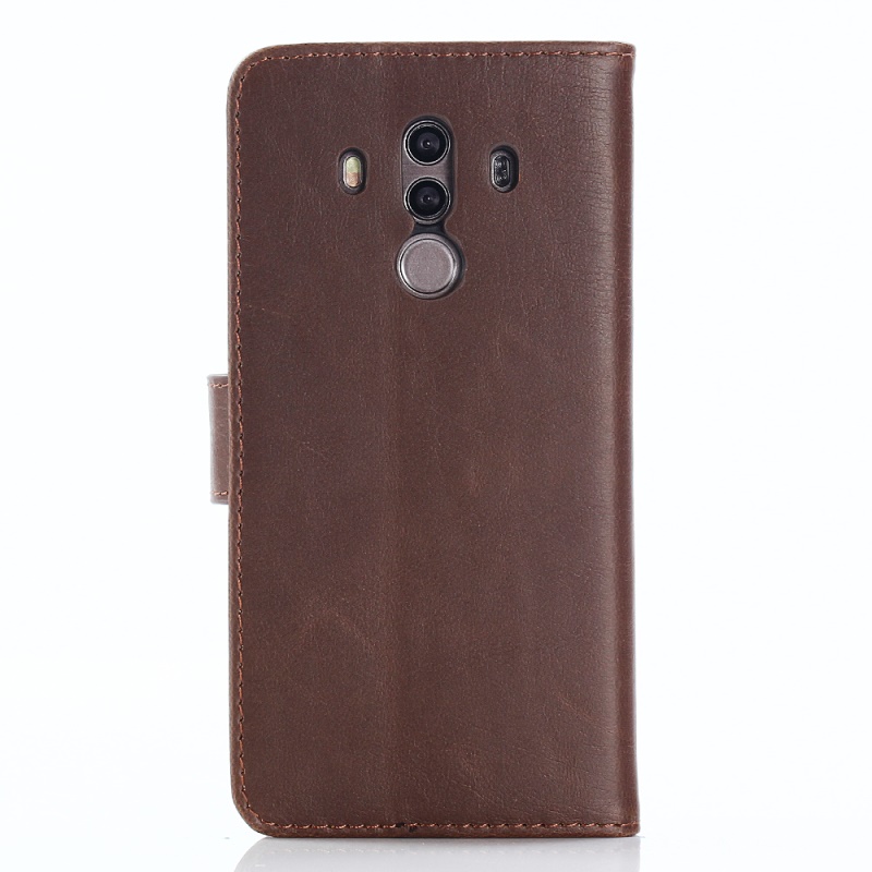 เคส Huawei Mate 10 Pro #เคสฝาพับสไตล์กระเป๋าสตางค์แบบย้อนยุคผิวหนังม้า #เคสคุณภาพดีราคาถูก